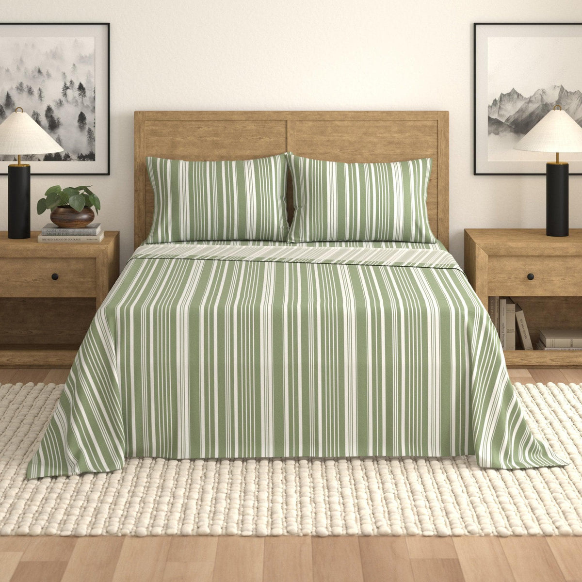 Striped Sheet Set - Elouise Collection