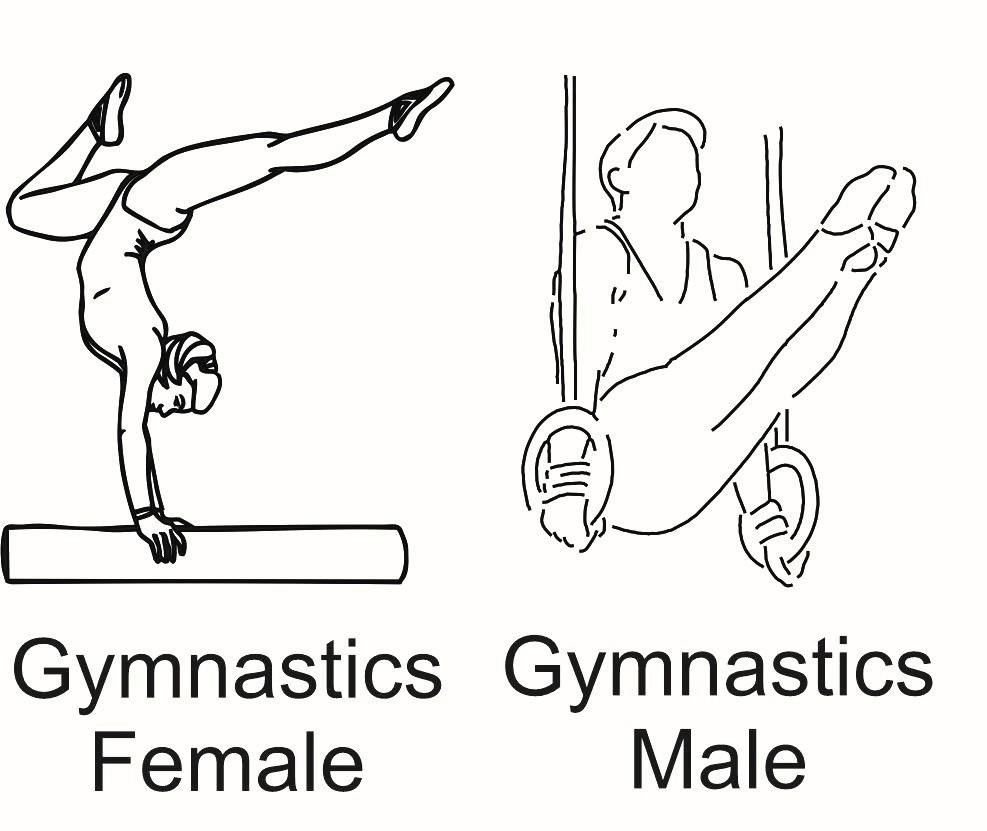 Gymnastics Picture Frame