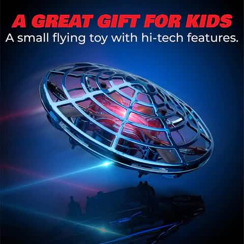 Hand Operated Flying Drone Scoot Hands Free