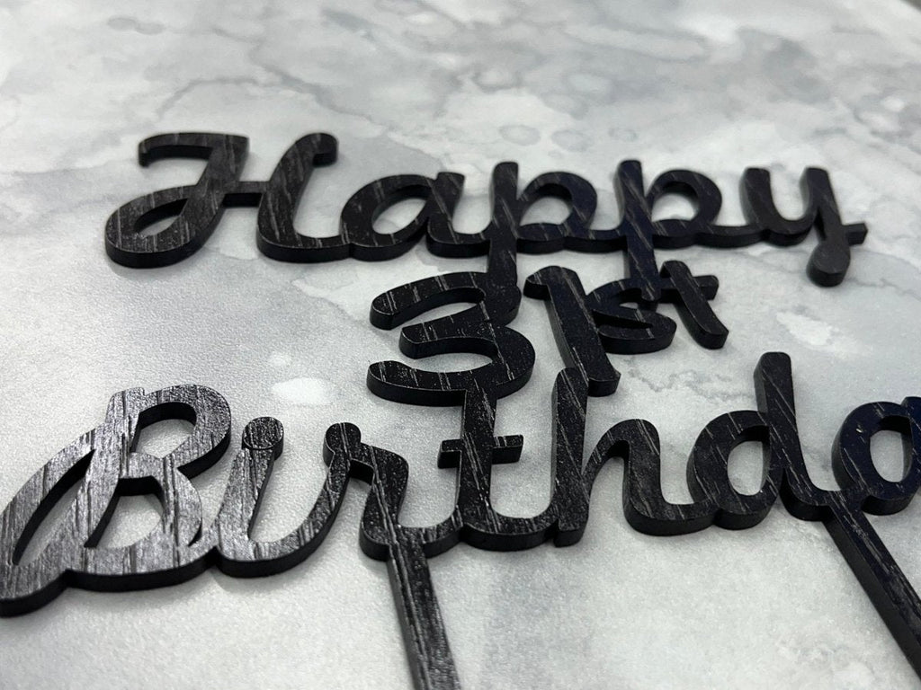Happy Birthday Cake Topper