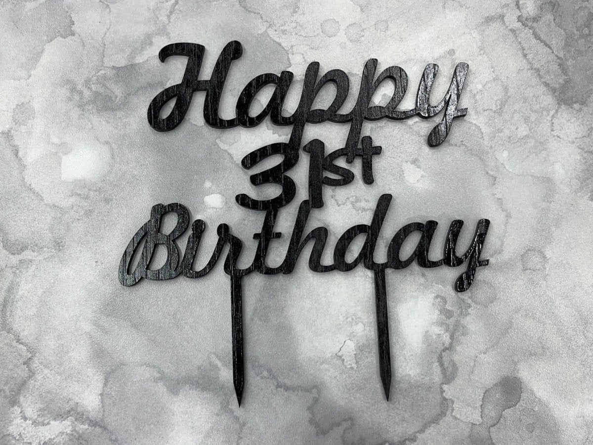 Happy Birthday Cake Topper