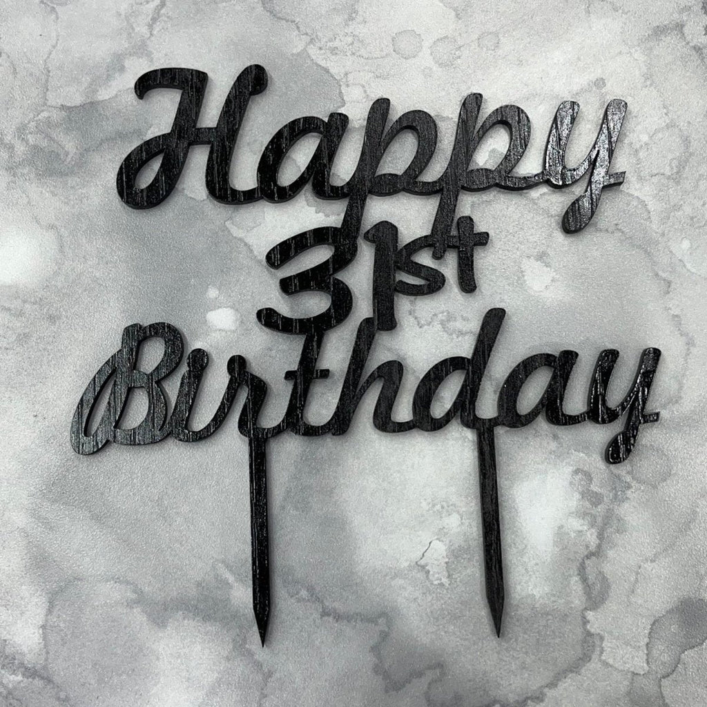 Happy Birthday Cake Topper
