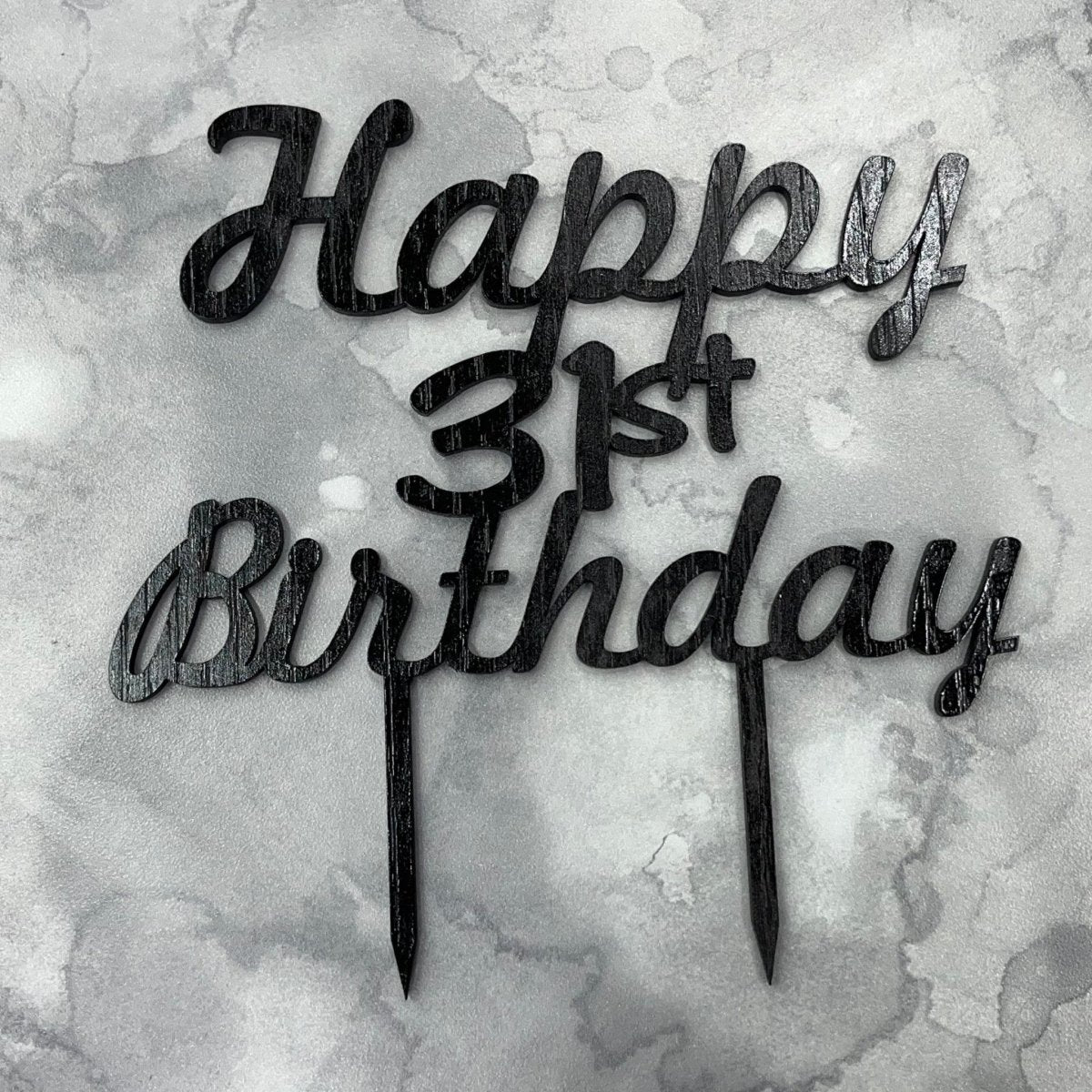 Happy Birthday Cake Topper