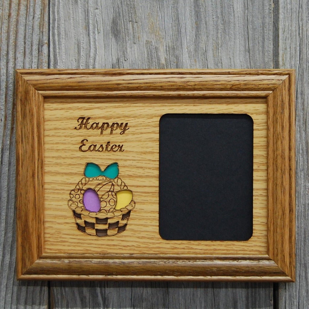 Happy Easter Picture Frame - 5x7 Frame Holds 3x4 Photo