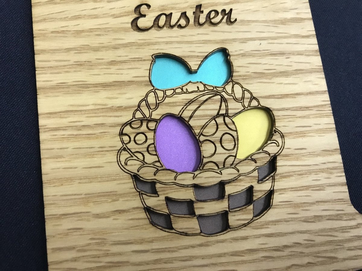 Happy Easter Picture Frame - 5x7 Frame Holds 3x4 Photo