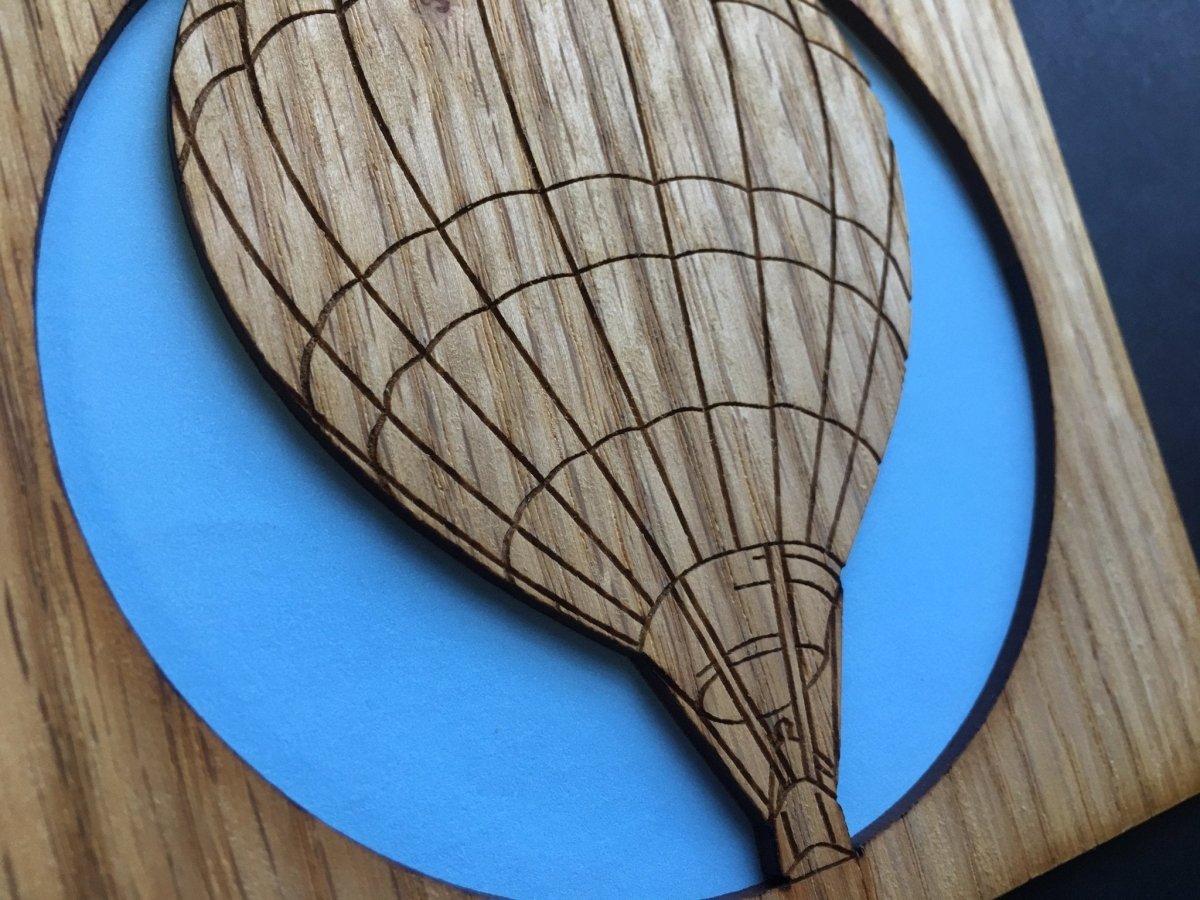 Hot Air Balloon Picture Frame - 8x10 Frame Hold 5x7 and 3x4 Photos