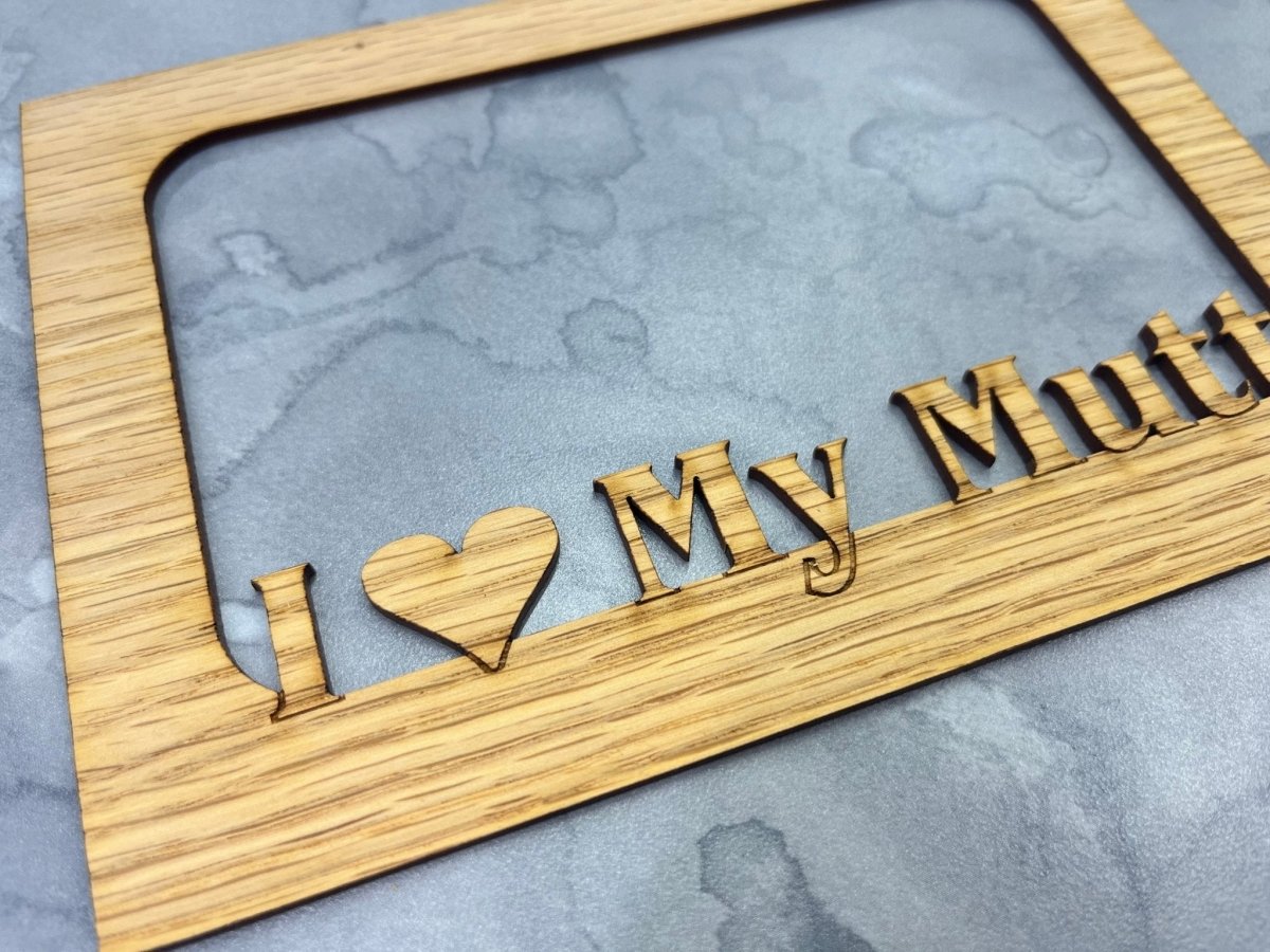 I Love My Dog Picture Frame
