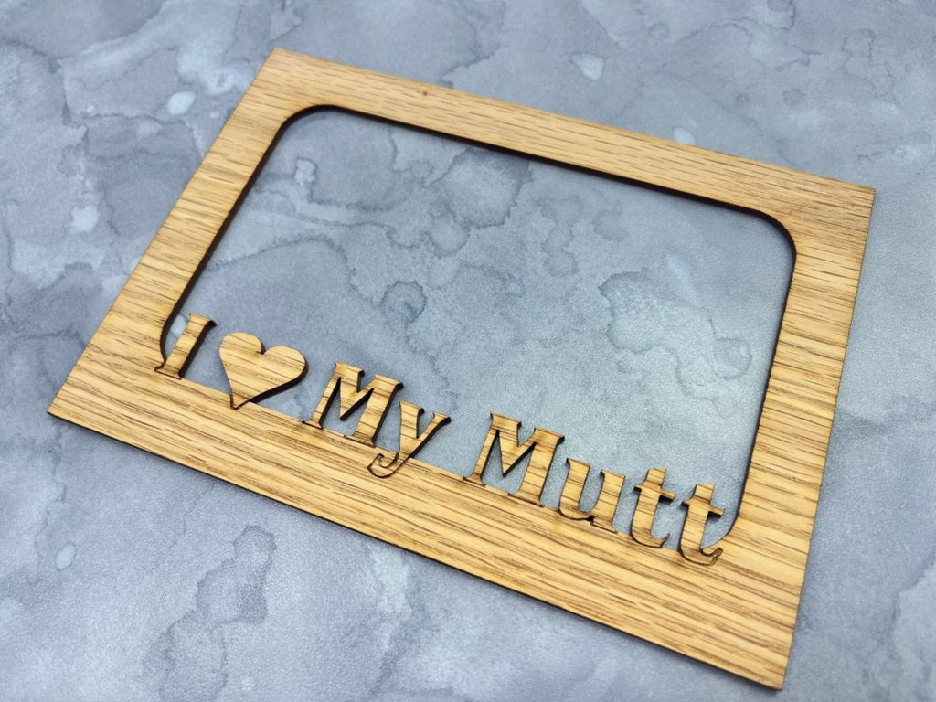 I Love My Dog Picture Frame