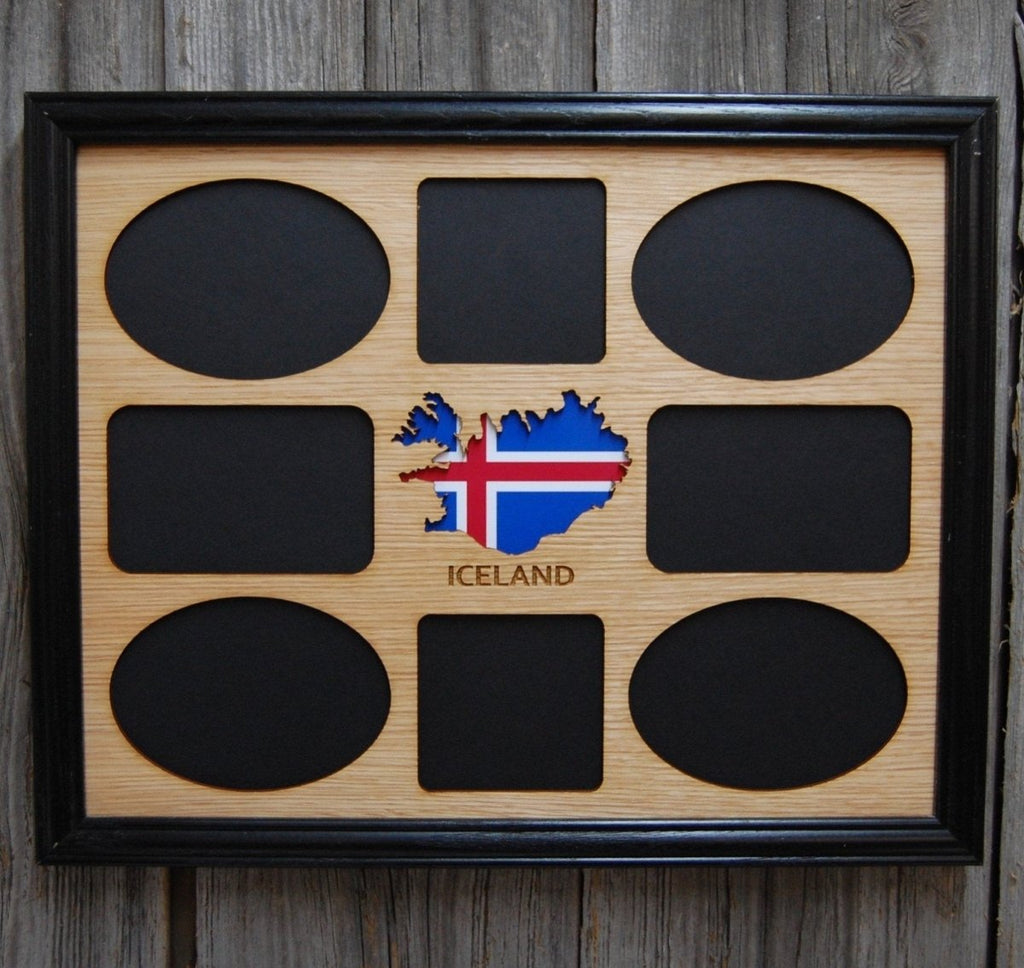 Iceland Picture Frame - 11x14 Frame holds 8 Photos