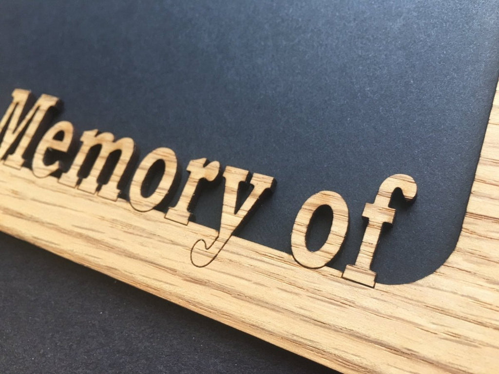 In Memory Of Picture Frame - 5x7 Frame Hold 4x6 Photo