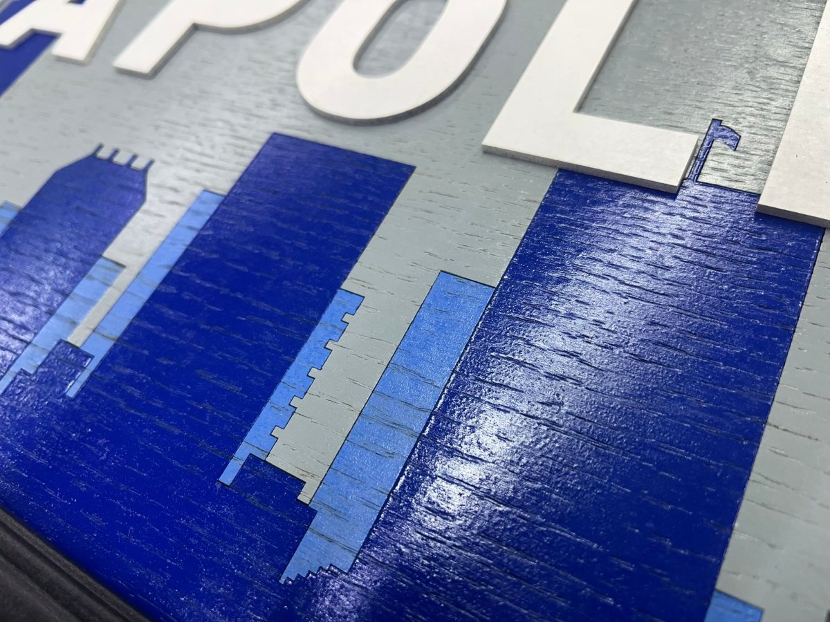 Indianapolis Skyline Sign