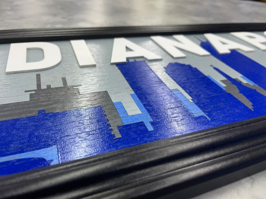 Indianapolis Skyline Sign