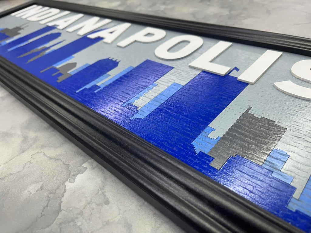 Indianapolis Skyline Sign