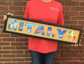 Italy Picture Frame - 6"x32" holds 4x6 Pictures