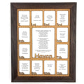 K-12th Grade School Years Picture Frame - Rectangular Openings