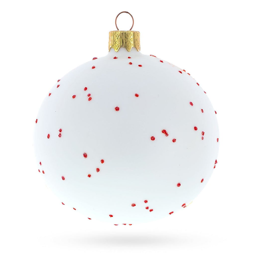 Proposal 'Will You Marry Me?' Glass Ball Christmas Ornament 3.25 Inches