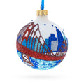 San Francisco, California Glass Christmas Ornament 3.25 Inches