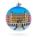 Plaza Mayor, Madrid, Spain Glass Ball Christmas Ornament 4 Inches