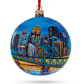 Louisville, Kentucky Glass Ball Christmas Ornament 4 Inches