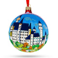 Neuschwanstein Castle, Fussen, Germany Glass Ball Christmas Ornament 4 Inches