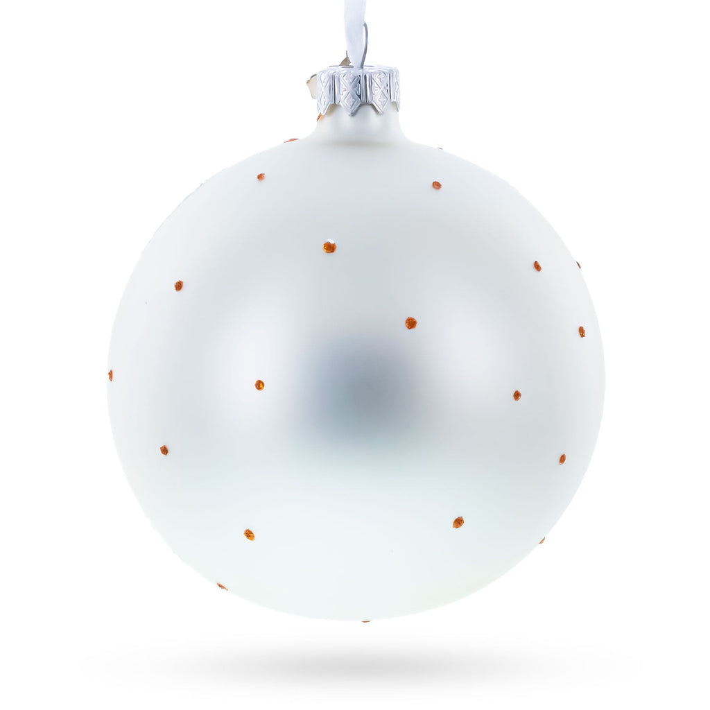 1874 'Impression Sunrise' by Claude Monet Glass Ball Christmas Ornament 4 Inches