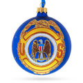 USA Army Glass Ball Christmas Ornament 4 Inches