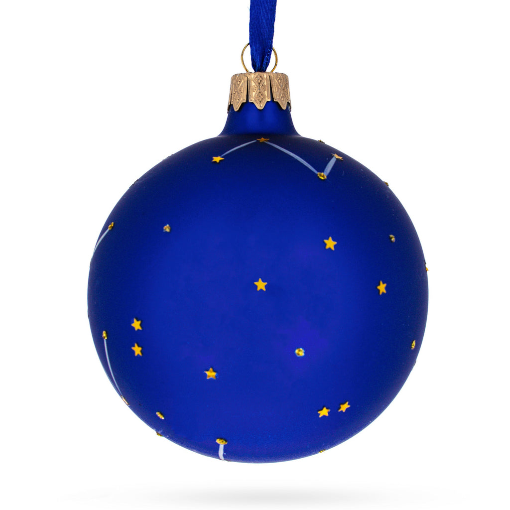 Libra Zodiac Horoscope Sign Glass Ball Christmas Ornament 3.25 Inches