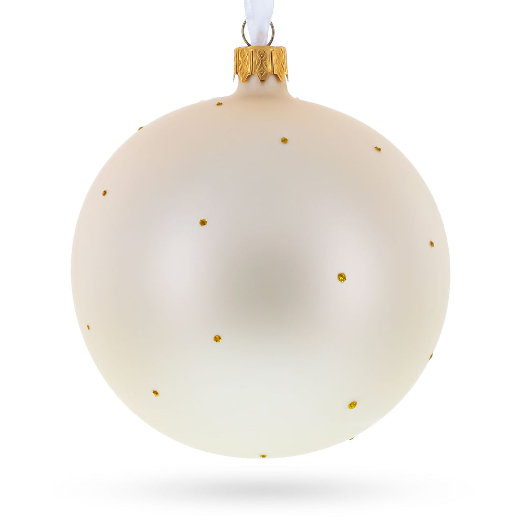 Wedding Flutes Glass Ball Christmas Ornament 4 Inches