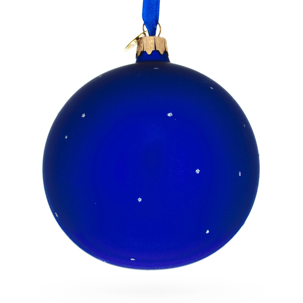 Martial Arts Glass Ball Christmas Ornament 4 Inches