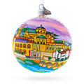 Mosque of Cordoba, Spain Glass Ball Christmas Ornament 4 Inches