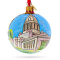 Washington State Capitol, Olympia, Washington Glass Ball Christmas Ornament 3.25 Inches