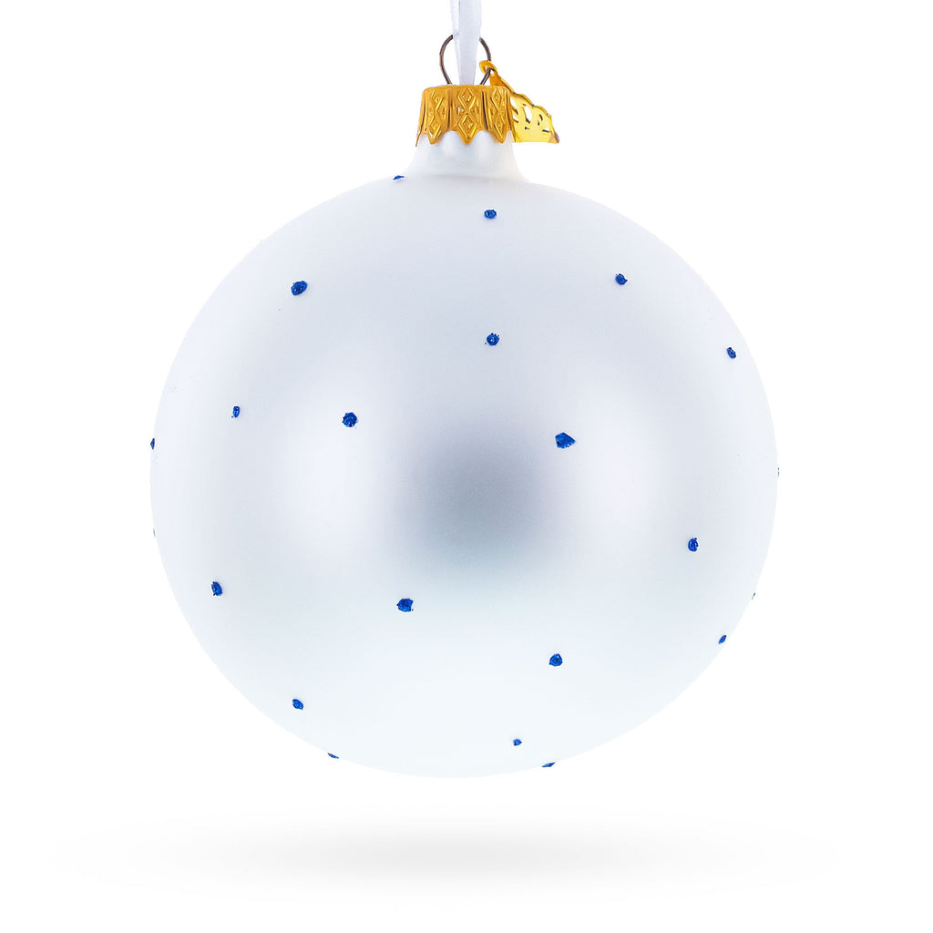 Travel to Puerto Rico Glass Ball Christmas Ornament 4 Inches