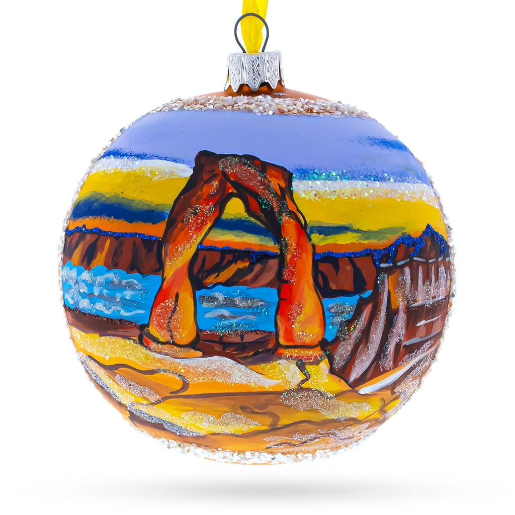 Arches National Park, Utah Glass Ball Christmas Ornament 4 Inches