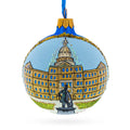 Lansing, Michigan Glass Ball Christmas Ornament 3.25 Inches