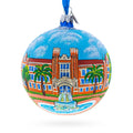 Tallahassee, Florida Glass Ball Christmas Ornament 4 Inches