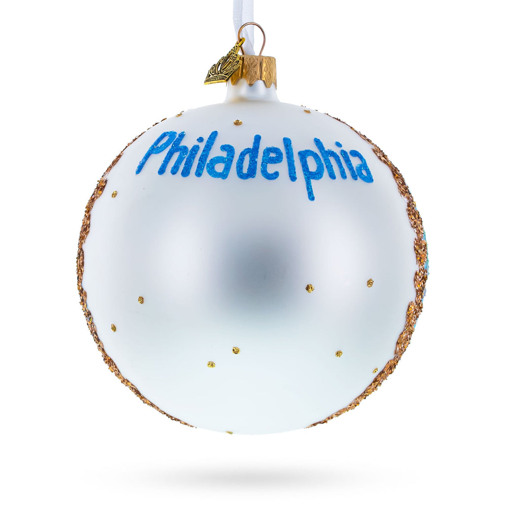 Independence Hall, Philadelphia, Pennsylvania Glass Ball Christmas Ornament