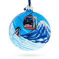 Niseko Ski Resort, Japan Glass Ball Christmas Ornament 4 Inches