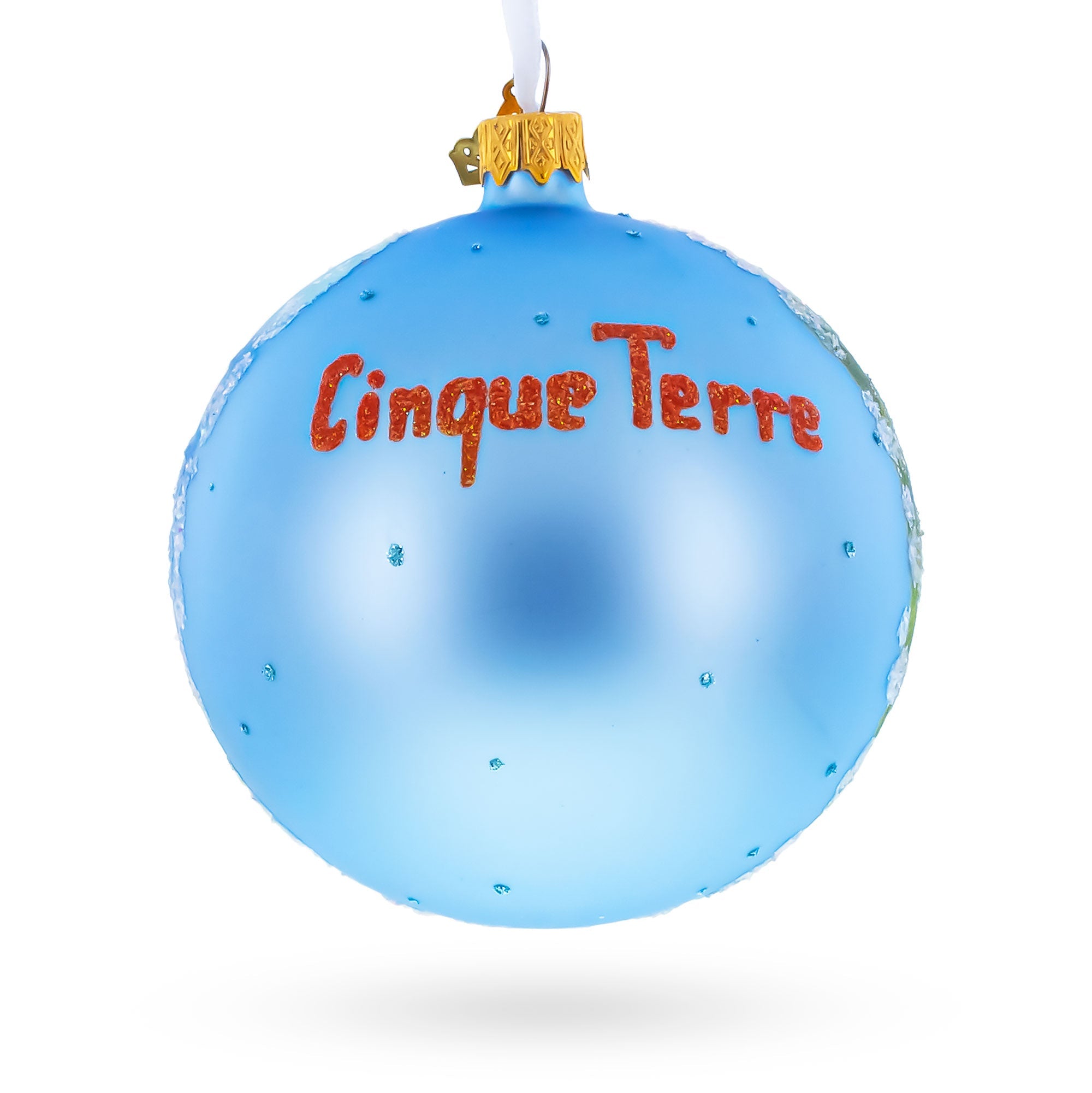 Cinque Terre, Italy Glass Ball Christmas Ornament