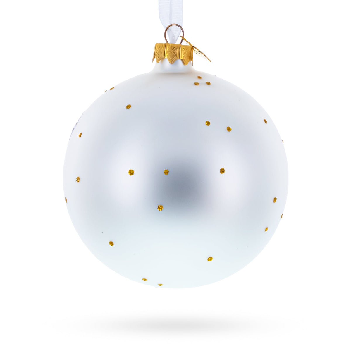 Belgium Landmarks and Symbols Glass Ball Christmas Ornament 4 Inches