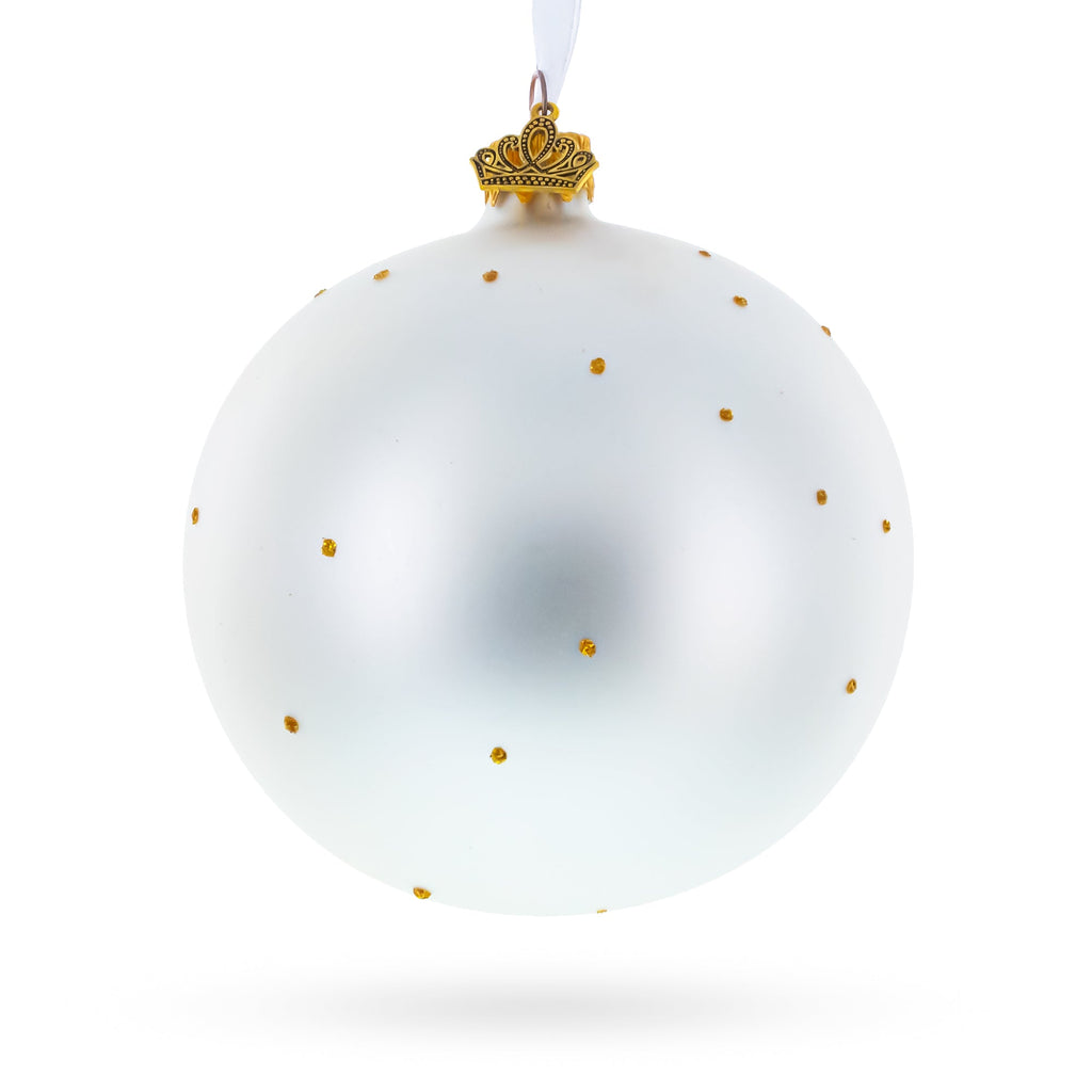 Greece Landmarks and Symbols Glass Ball Christmas Ornament 4 Inches