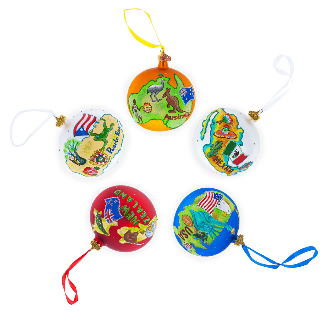 Dallas, Texas Glass Ball Christmas Ornament 4 Inches