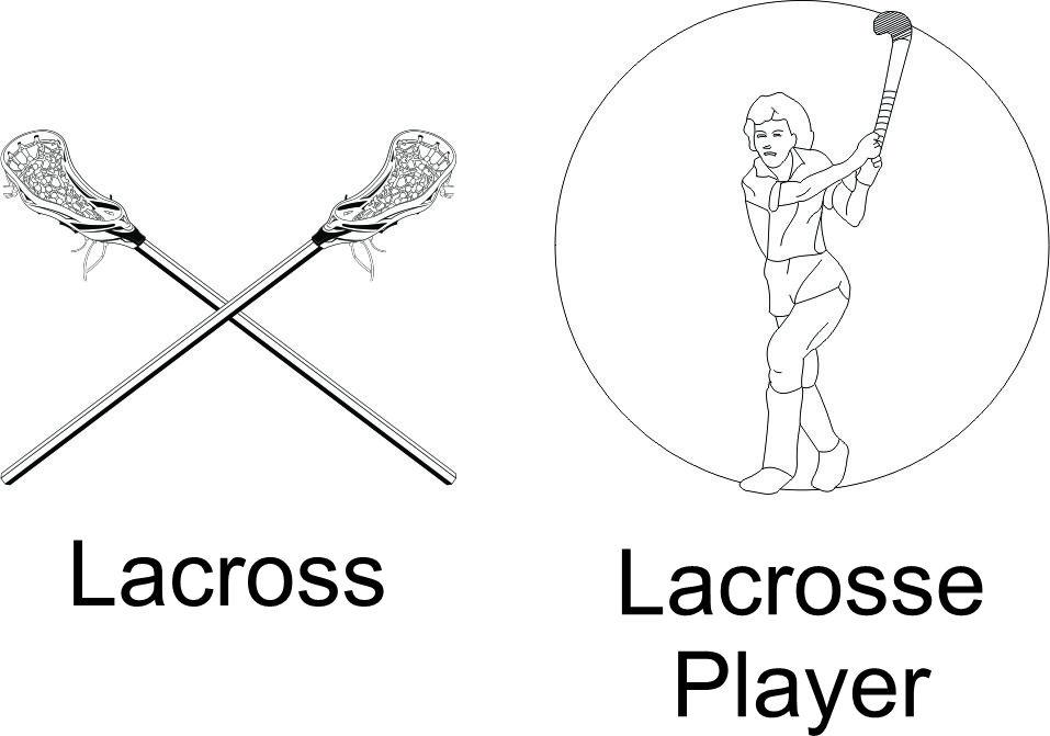 Lacrosse Picture Frame