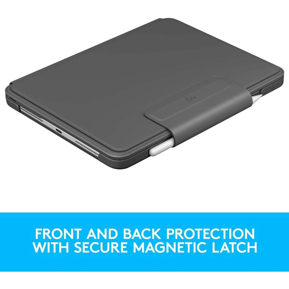 Logitech SLIM FOLIO PRO Backlit Bluetooth Keyboard Case for iPad Pro 12.9-inch (3rd and 4th Gen) (Refurbished)