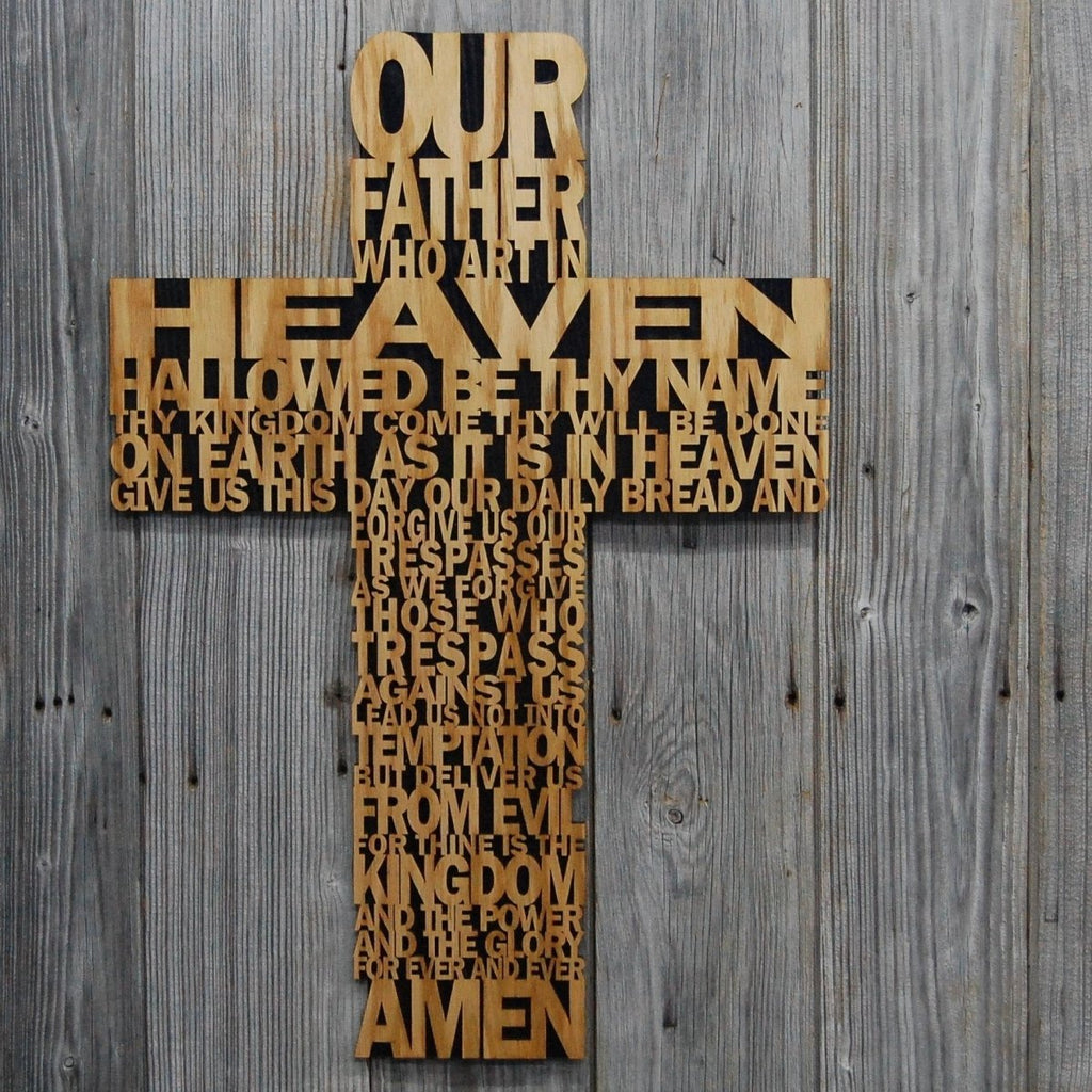 Lord's Prayer Cross