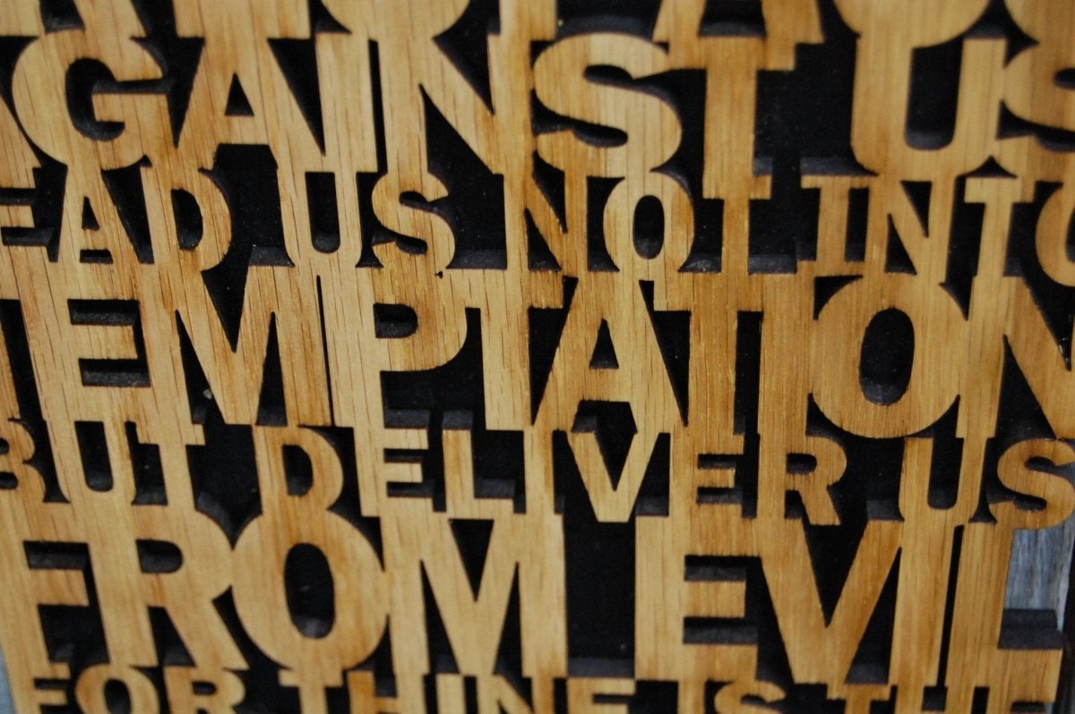 Lord's Prayer Cross