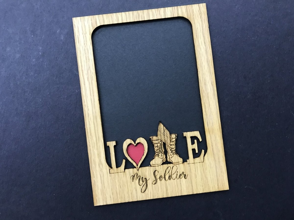 Love My Soldier Picture Frame - Army