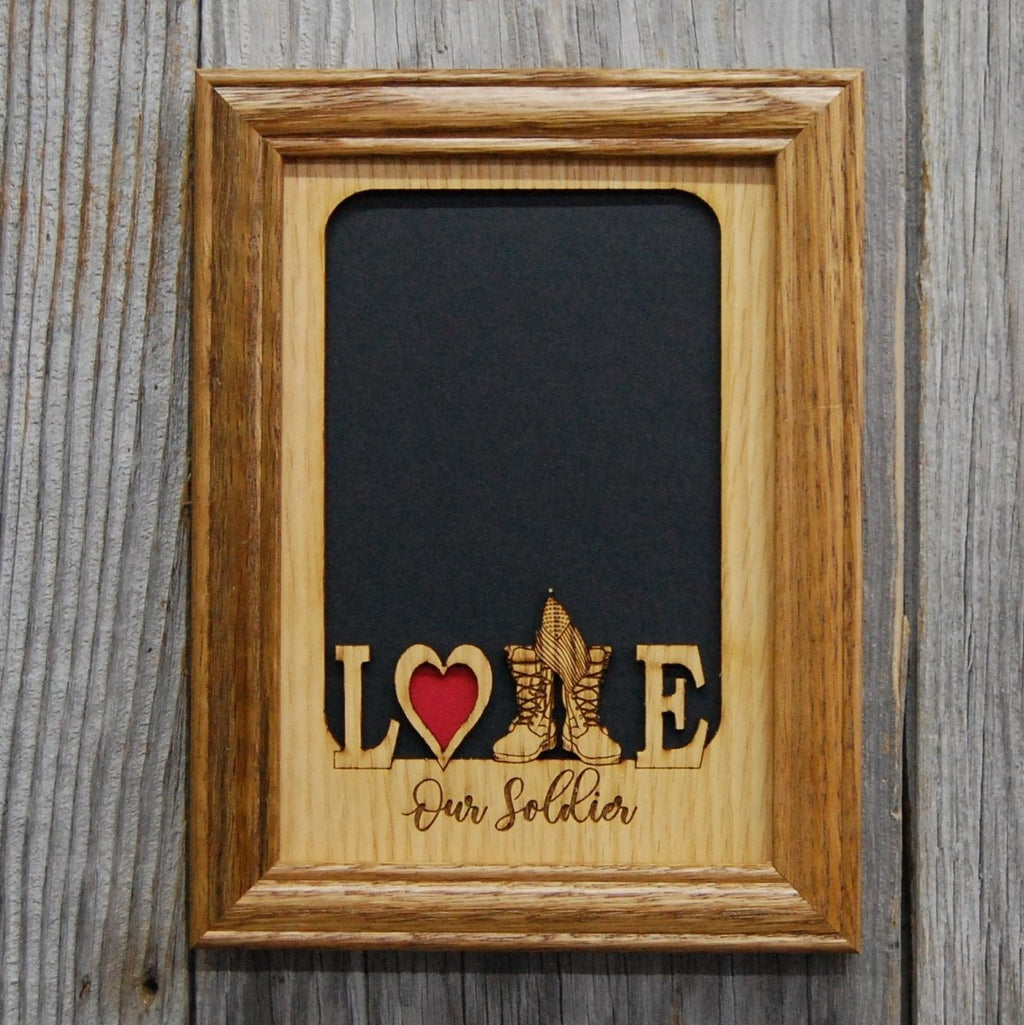 Love My Soldier Picture Frame - Army