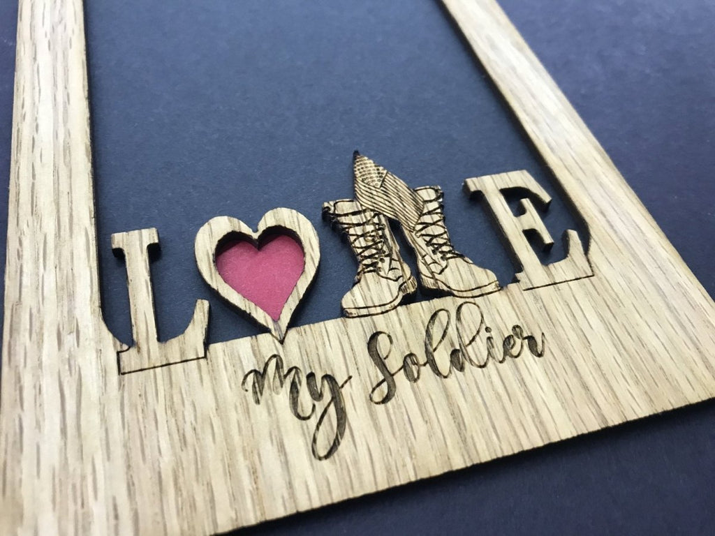 Love My Soldier Picture Frame - Army
