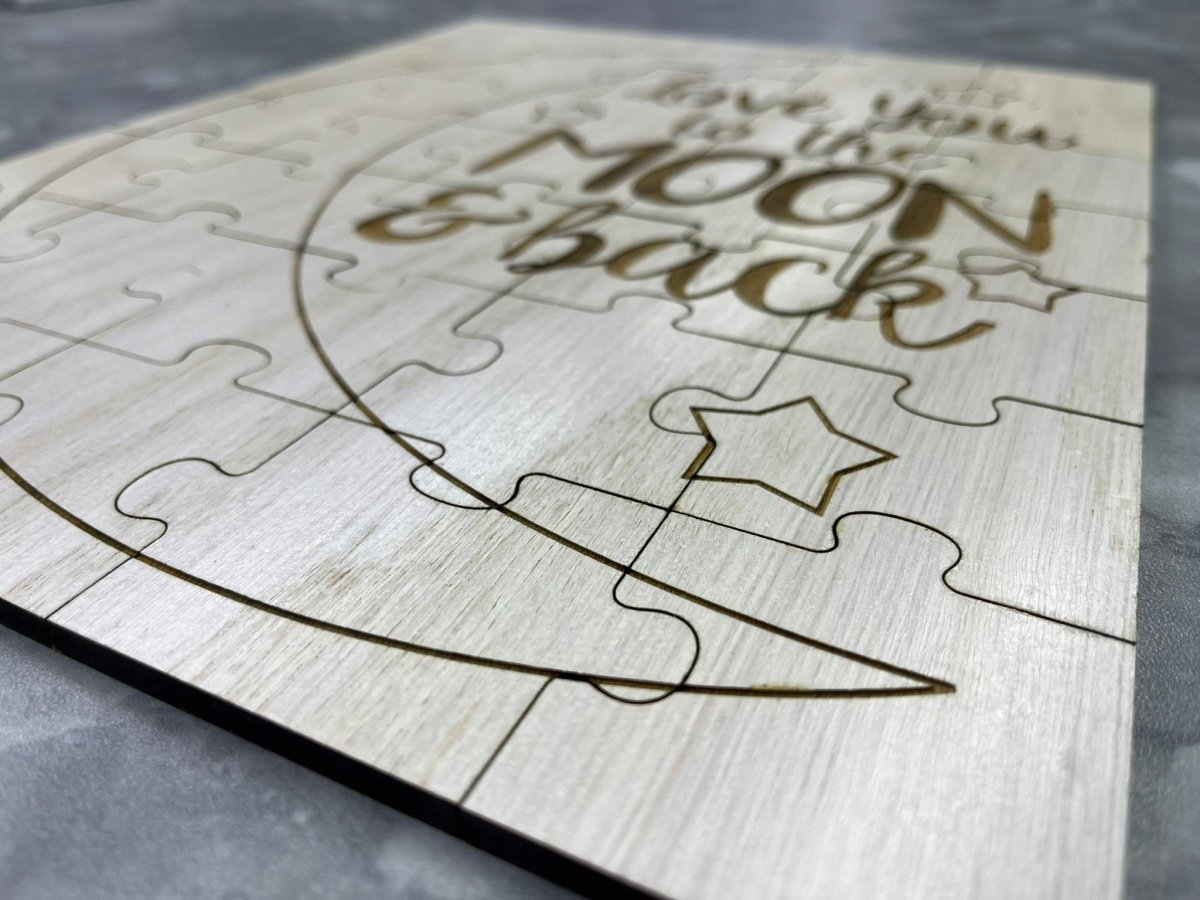 Love You to the Moon and Back Baby Shower Guestbook Puzzle