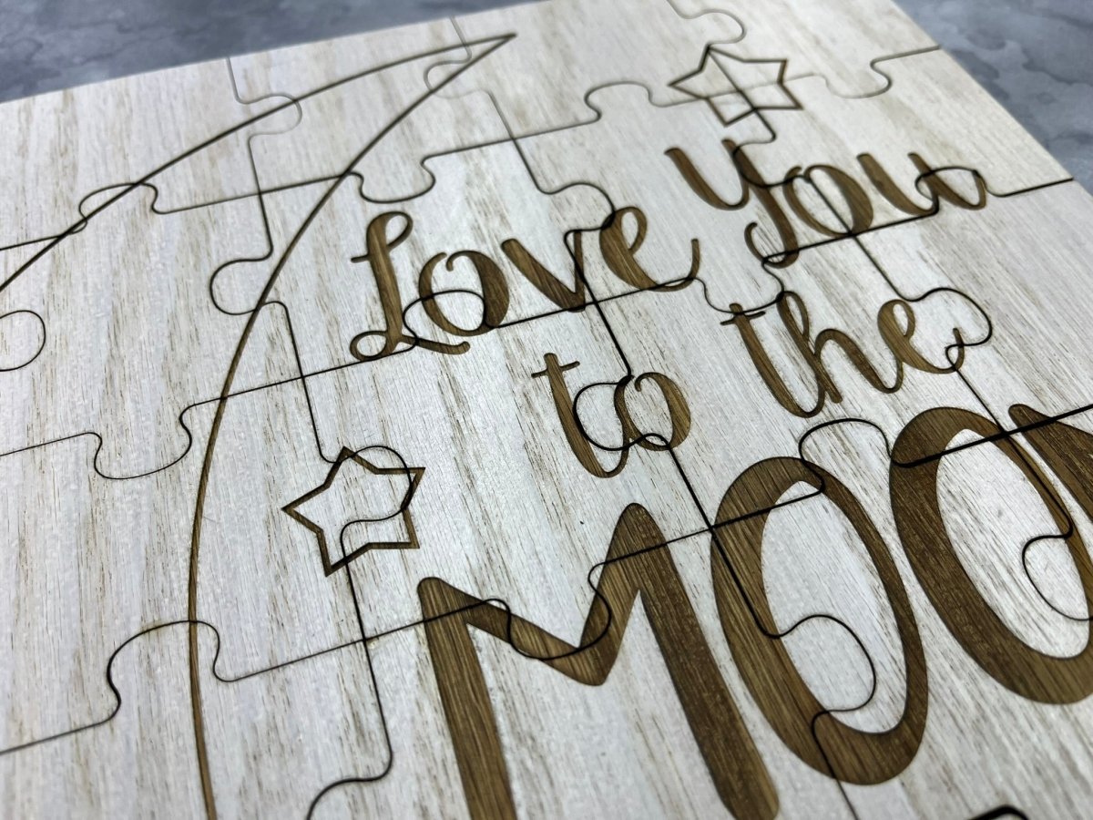 Love You to the Moon and Back Baby Shower Guestbook Puzzle